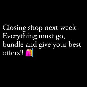 Closing shop, everything must go! Now is the time to bundle and save big.